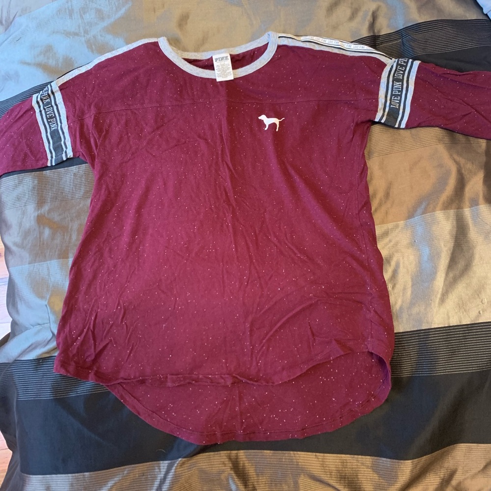 Maroon VS PINK quarter sleeve shirt